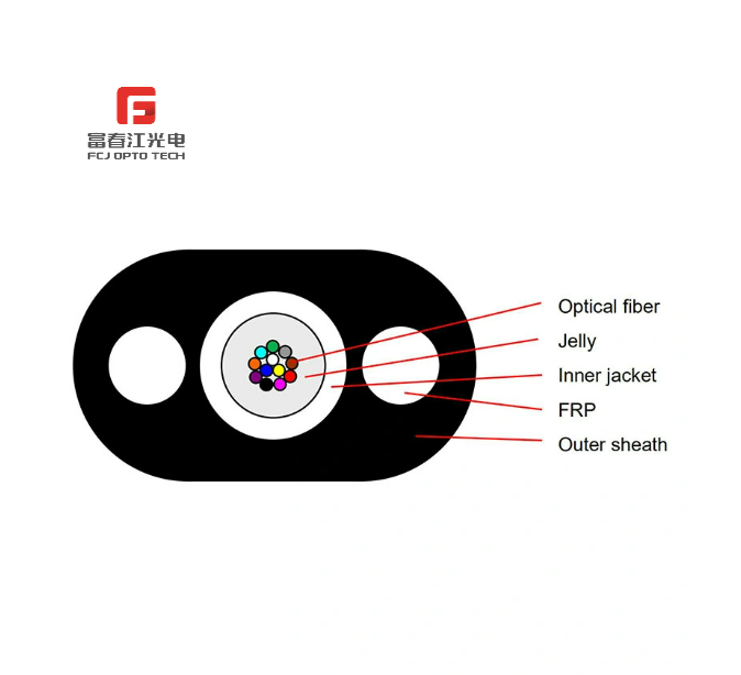 Gyfxby G652D Fiber Optic Drop Cable